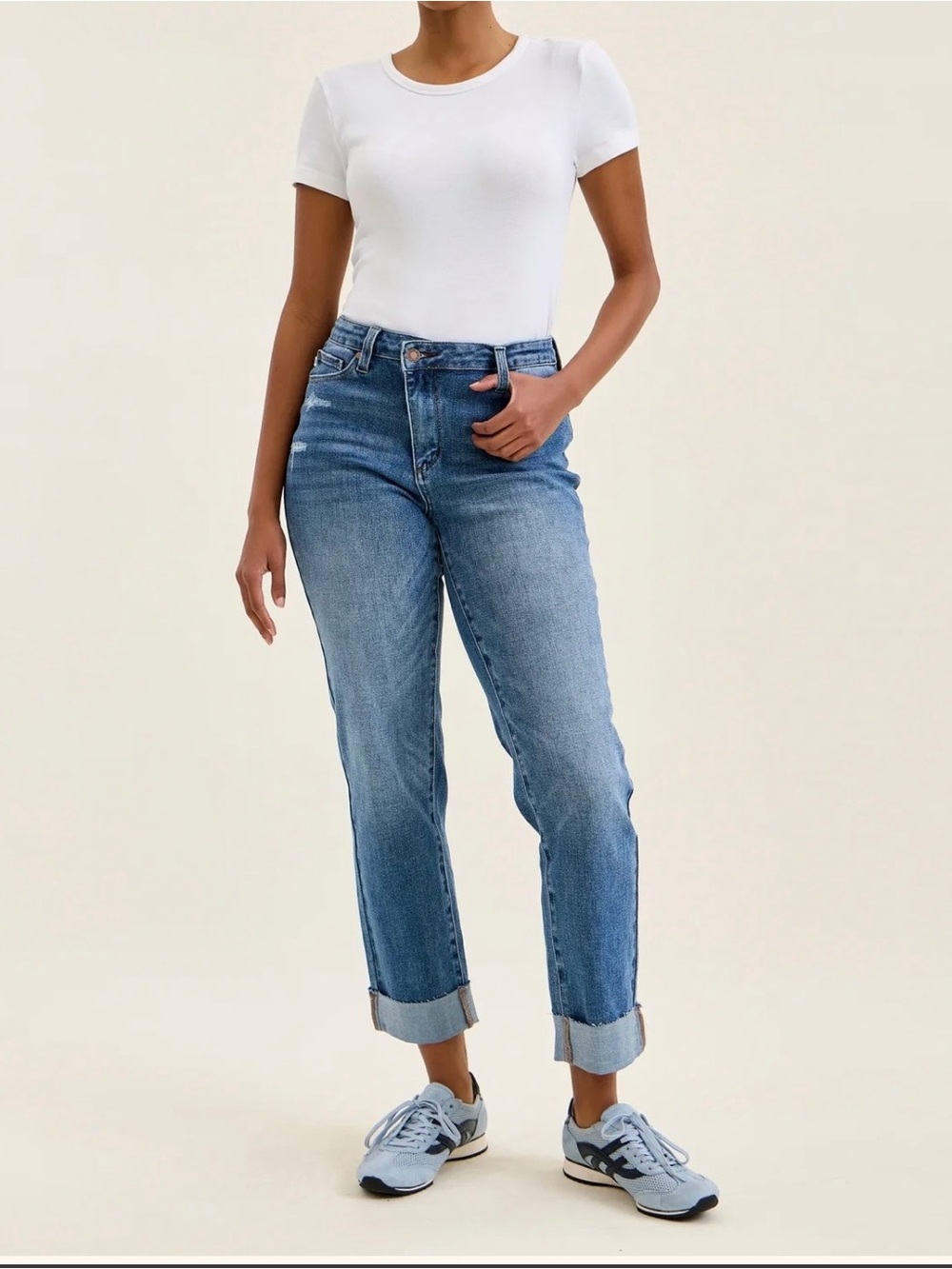 NWOT Judy Blue Boyfriend Fit Jeans size 28